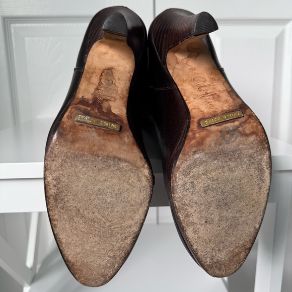 COLE HAHN | Nike Air Brown Leather Tall Boots Sz 7 - Picture 6 of 6